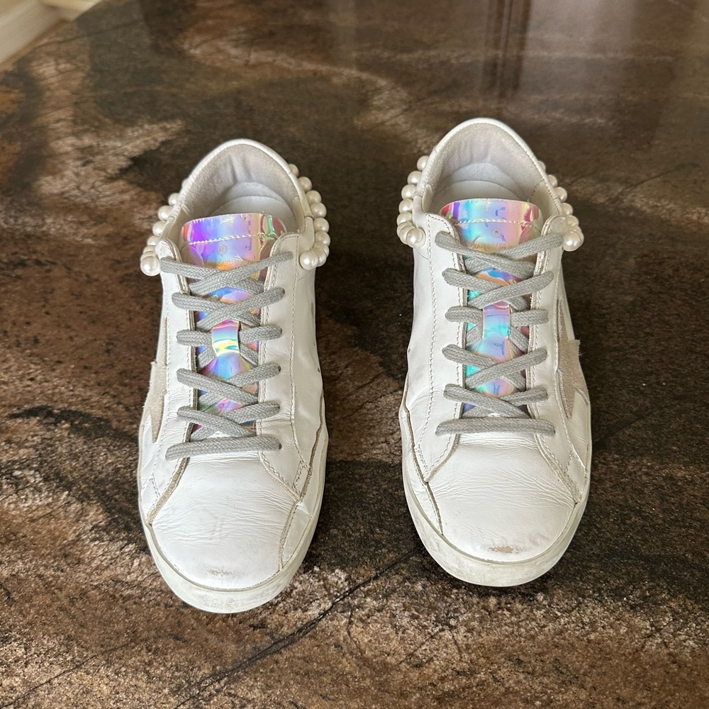 Golden Goose Superstar Iridescent and Pearl Accents - Picture 11 of 15